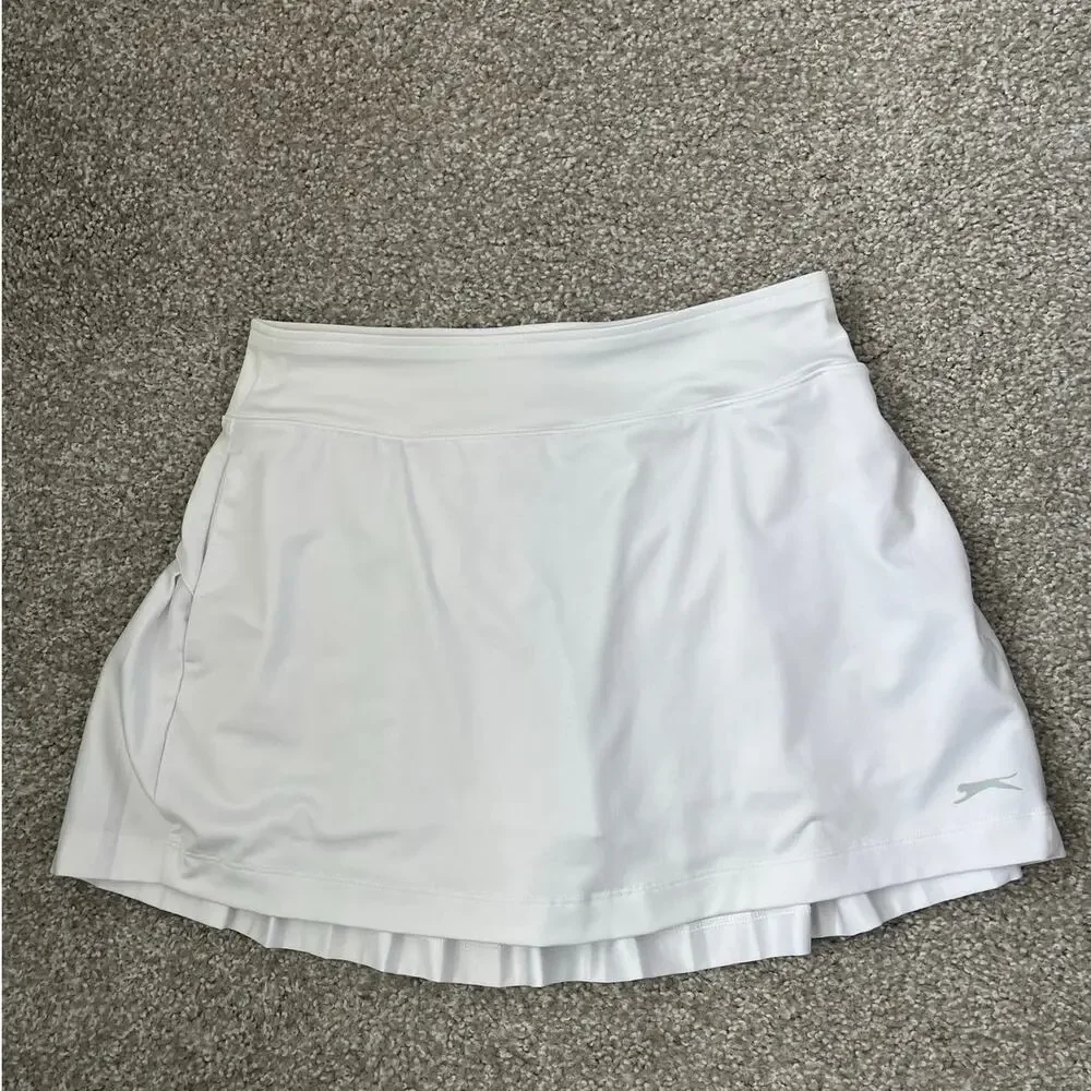 Slazenger Tech Pleated 15'' Skort Golf Tennis Pickleball Athletic Preppy Small